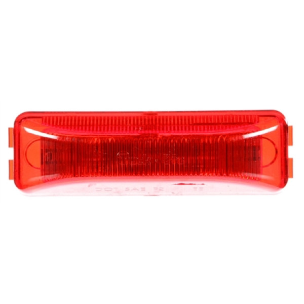 Image of 19 Series, LED, Red Rectangular, 2 Diode, Base, M/C Light, P2, 12V from Trucklite. Part number: 19250R