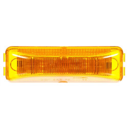 Image of 19 Series, LED, Yellow Rectangular, 4 Diode, Base, M/C Light, P2, 12V from Trucklite. Part number: 19250Y