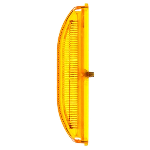 Image of 19 Series, LED, Yellow Rectangular, 4 Diode, Base, M/C Light, P2, 12V from Trucklite. Part number: 19250Y