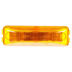 Image of 19 Series, LED, Yellow Rectangular, 6 Diode, M/C Light, PC, 12V from Trucklite. Part number: 19275Y
