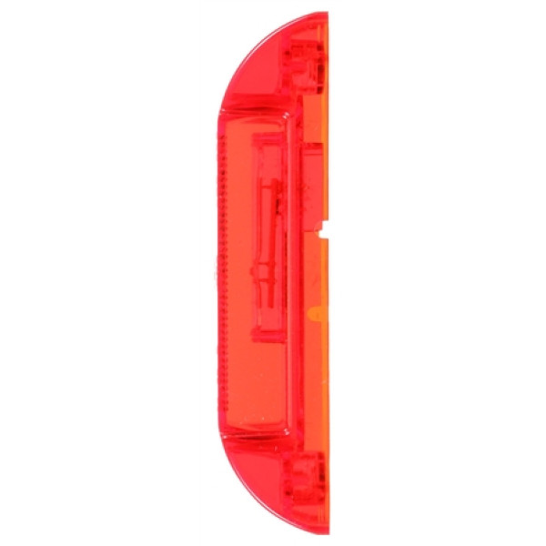 Image of 21 Series, Reflectorized, LED, Red Rectangular, 1 Diode, M/C Light, PC, 2 Screw, 12V, Kit from Trucklite. Part number: 21051R