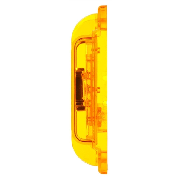 Image of 21 Series, LED, Yellow Rectangular, 8 Diode, M/C Light, PC, 2 Screw, 12V from Trucklite. Part number: 21275Y
