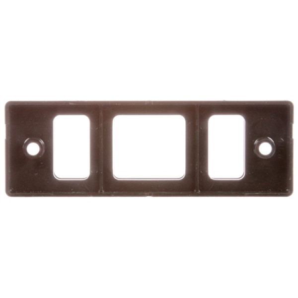 Image of Super 21, Bracket Mount, 21 Series Lights, Rectangular, Black, 2 Screw Bracket Mount from Trucklite. Part number: 21721