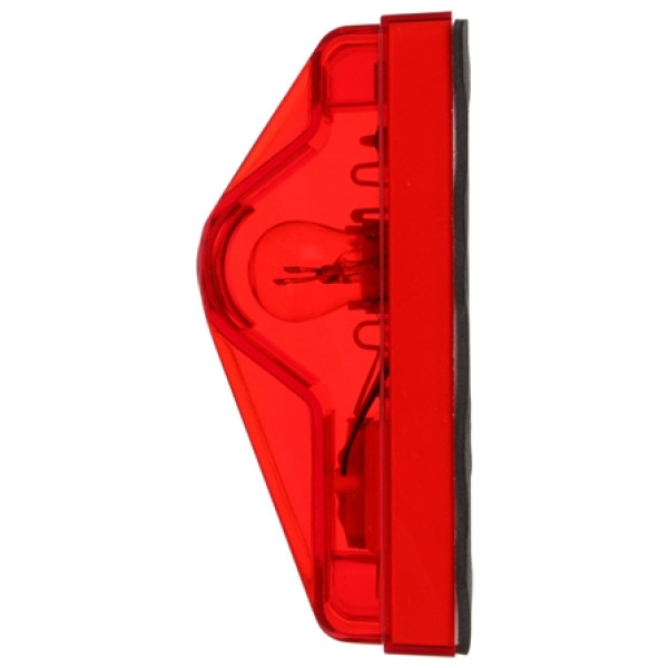 Image of 22 Series, Incan., Red Rectangular, 1 Bulb, w/Gasket, Side Turn Signal, 2 Screw, 12V, Kit from Trucklite. Part number: 22004R