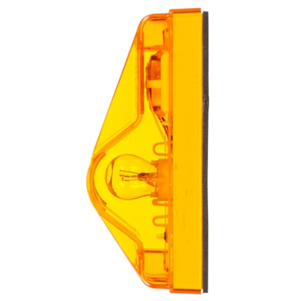 Image of 22 Series, Incan., Yellow Rectangular, 1 Bulb, w/Gasket, Side Turn Signal, 2 Screw, 12V, Kit from Trucklite. Part number: 22004Y