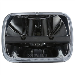 Image of Complex Reflector, 5"x7" Rectangular, LED, 12-24V, Headlight from Trucklite. Part number: 27450C4