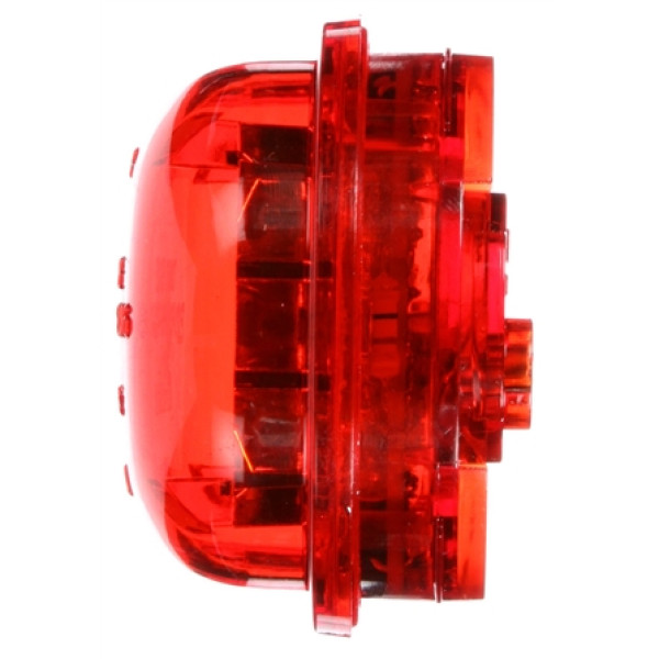 Image of 30 Series, LED, Red Round, 8 Diode, High Profile, M/C Light, PC, 12V from Trucklite. Part number: 30275R