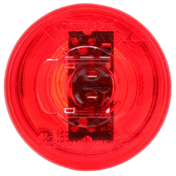 Image of 30 Series, LED, Red Beehive, 2 Diode, M/C Light, P2, 12V from Trucklite. Part number: 30276R