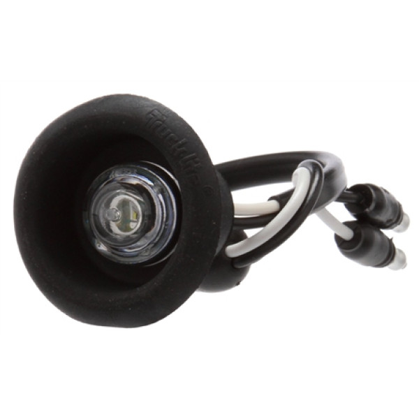 Image of 33 Series, LED, 1 Diode, Round, License Light, Grommet, 12V, Kit from Trucklite. Part number: 33010C