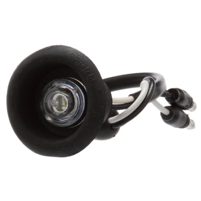Image of 33 Series, LED, 1 Diode, Round, License Light, Grommet, 12V, Kit from Trucklite. Part number: 33010C
