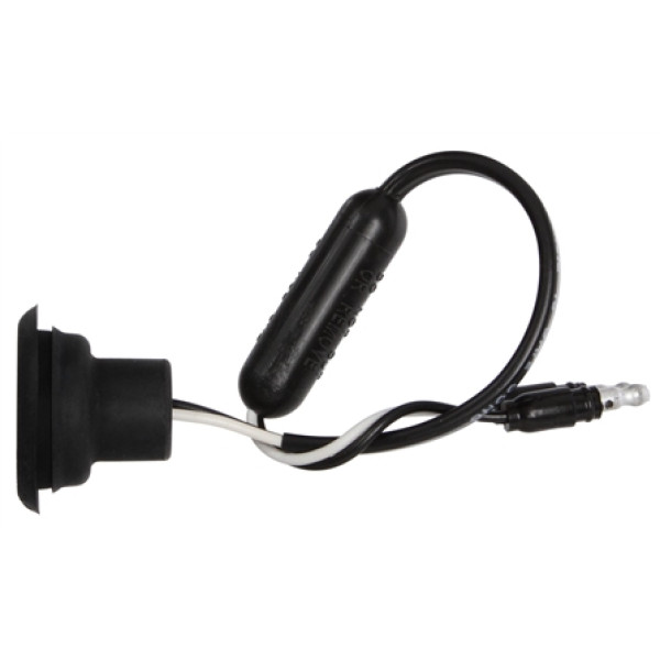 Image of 33 Series, LED, 1 Diode, Round, License Light, Grommet, 12V, Kit from Trucklite. Part number: 33010C