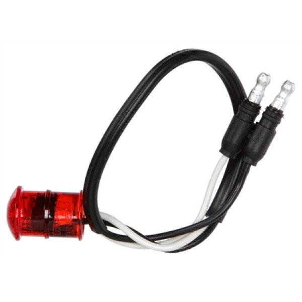 Image of 33 Series, LED, Red Round, 1 Diode, M/C Light, PC, 12V from Trucklite. Part number: 33275R