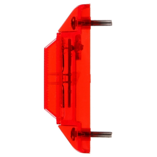 Image of 35 Series, LED, Red Rectangular, 1 Diode, M/C Light, P2, 2 Screw, 12V, Kit from Trucklite. Part number: 35001R