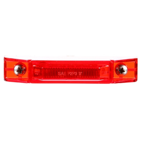 Image of 35 Series, LED, Red Rectangular, 1 Diode, M/C Light, P2, 2 Screw, 12V, Kit from Trucklite. Part number: 35001R