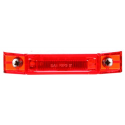 Image of 35 Series, LED, Red Rectangular, 1 Diode, M/C Light, P2, 2 Screw, 12V from Trucklite. Part number: 35200R