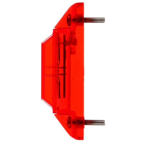 Image of 35 Series, LED, Red Rectangular, 1 Diode, M/C Light, P2, 2 Screw, 12V from Trucklite. Part number: 35200R