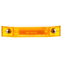 Image of 35 Series, LED, Yellow Rectangular, 2 Diode, M/C Light, P2, 2 Screw, 12V from Trucklite. Part number: 35200Y