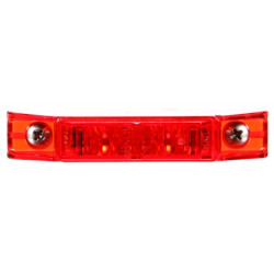 Image of 35 Series, LED, Red Rectangular, 5 Diode, M/C Light, PC, 2 Screw, 12V from Trucklite. Part number: 35375R