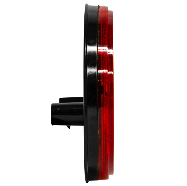 Image of Super 44, LED, Red, Round, 6 Diode, S/T/T, Fit 'N Forget S.S., 12V from Trucklite. Part number: 44302R