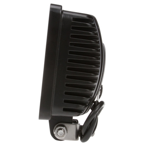 Image of Super 81 4x4 in. Square LED Work Light, Black, 12 Diode, 2650 Lumen, Blunt Cut, 12-24V from Trucklite. Part number: 81500