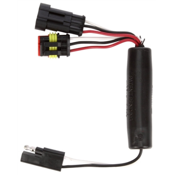 Image of M/C Plug, Fit 'N Forget Stop S.S./3 Position Connector 282105, Two Position Plug, 10.63 in. from Trucklite. Part number: 97340