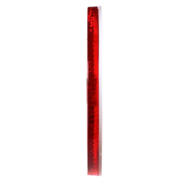 Image of 3" Round, Red, Reflector, 1 Screw/Nail/Rivet from Trucklite. Part number: 98006R