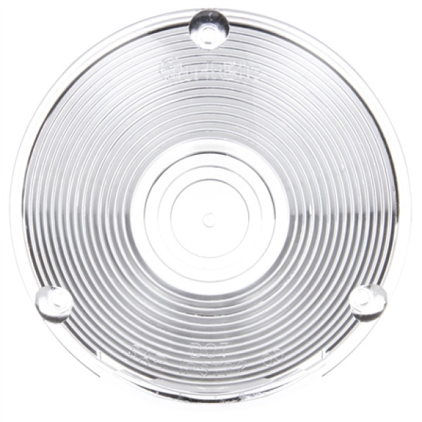 Image of Circular, Clear, Acrylic, Replacement Lens, 3 Screw from Trucklite. Part number: 99176C