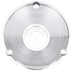 Image of Circular, Clear, Acrylic, Replacement Lens, 3 Screw from Trucklite. Part number: 99176C