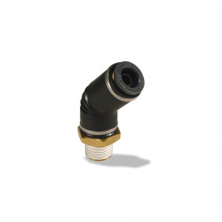 Image of PUSH-LOCK 45 DEG. ELBOW 1/2 x 3/8 from Velvac Inc. Part number: 016486