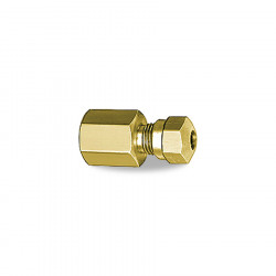 Image of NYLON AIR BRAKE FEMALE CONN 1/4X1/4 from Velvac Inc. Part number: 016644