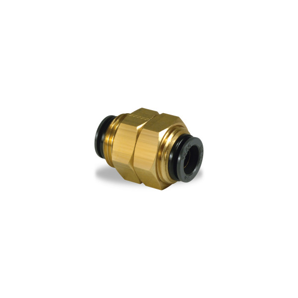 Image of PUSH-LOCK BULKHEAD UNION 1/4 from Velvac Inc. Part number: 016840