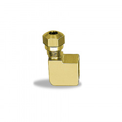 Image of NYLON AIR BRAKE FEMALE ELBOW 1/4X1/4 from Velvac Inc. Part number: 017046