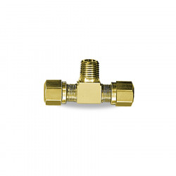 Image of NYLON AIR BRAKE TEE BRANCH 3/8 X 1/4 from Velvac Inc. Part number: 017264