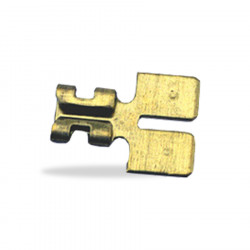 Image of DBL MALE FMALE QCK SLIDE .250, 50PK from Velvac Inc. Part number: 056088-50