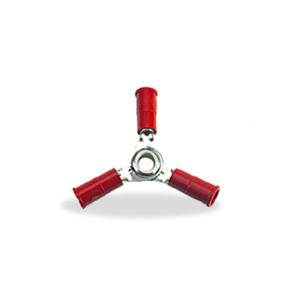 Image of 3-WAY CONNECTOR 22-18 GA VINYL 10PK from Velvac Inc. Part number: 058363-10