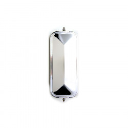 Image of 7"X16" V-BACK HTD MIRROR HEAD BLACK from Velvac Inc. Part number: 705115