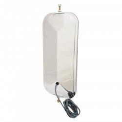 Image of 7X16 V-BACK HEATED MIRROR S.STEEL from Velvac Inc. Part number: 708008