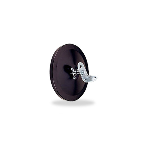 Image of 6" CENTER MOUNT CONVEX BLACK STEEL from Velvac Inc. Part number: 708516