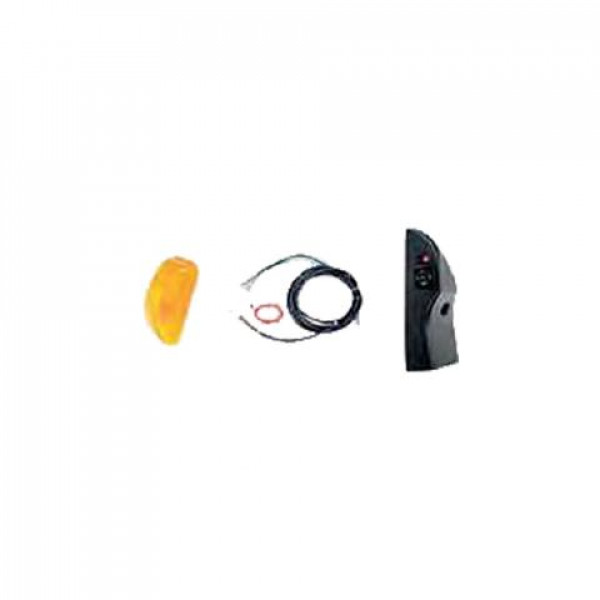Image of COVER PLATE,GM-560/TOP KICK,BLK,PAIR from Velvac Inc. Part number: 709785