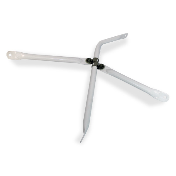 Image of REAR CROSSVIEW BRACKET KIT WHITE from Velvac Inc. Part number: 713118