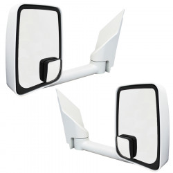 Image of Ford E-Series White Mirror Pair from Velvac Inc. Part number: 715428