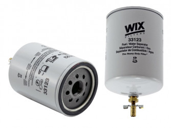 Image of WIX Spin-On Fuel/Water Separator Filter from WIX. Part number: 33123