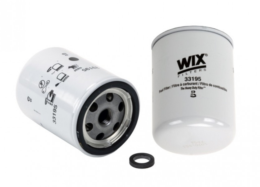 Image of WIX Spin-On Fuel Filter from WIX. Part number: 33195