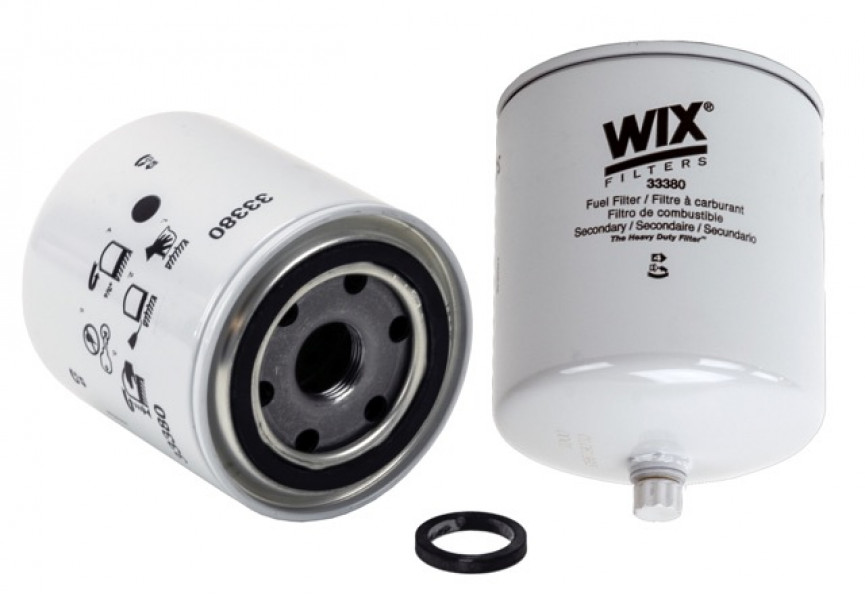 Image of WIX Spin-On Fuel Filter from WIX. Part number: 33380