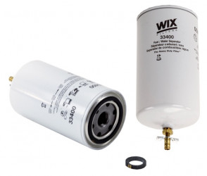 Image of WIX Spin-On Fuel/Water Separator Filter from WIX. Part number: 33400
