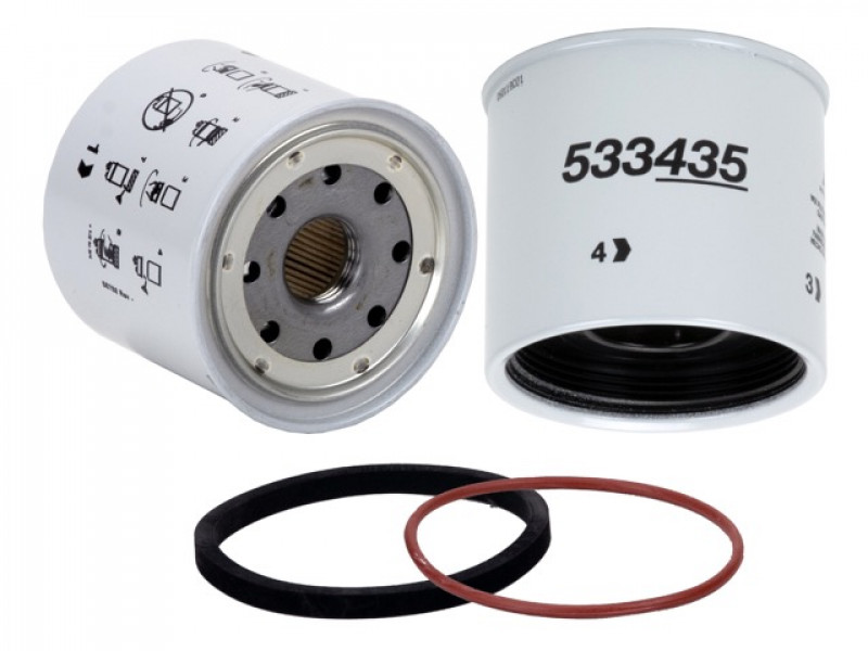Image of WIX Spin On Fuel Water Separator w/ Open End Bottom from WIX. Part number: 33435
