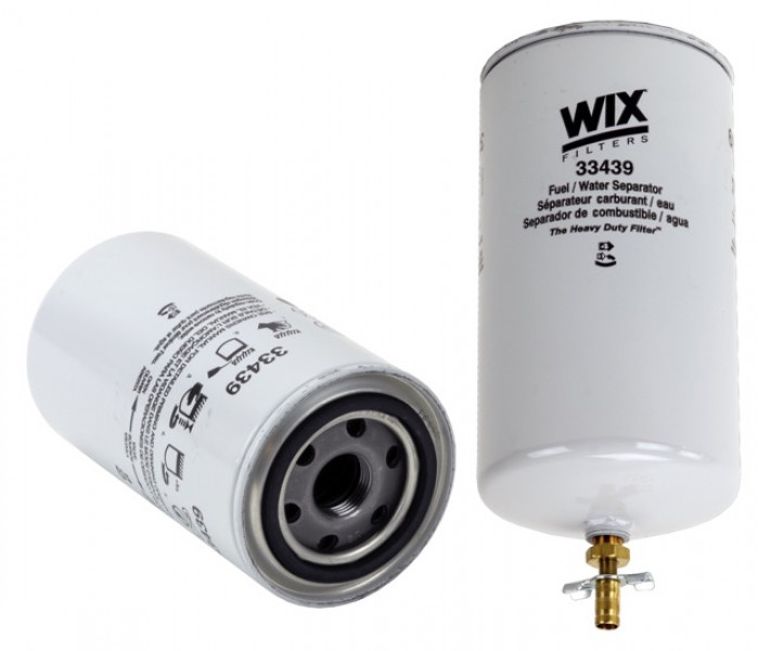 Image of WIX Spin-On Fuel/Water Separator Filter from WIX. Part number: 33439