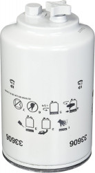 Image of WIX Spin-On Fuel/Water Separator Filter from WIX. Part number: 33606