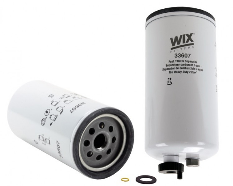 Image of WIX Spin-On Fuel/Water Separator Filter from WIX. Part number: 33607