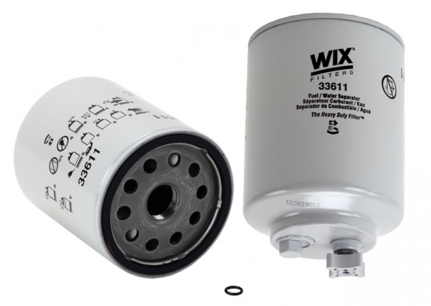 Image of WIX Spin-On Fuel/Water Separator Filter from WIX. Part number: 33611